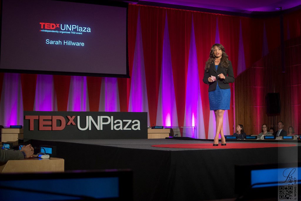 Speaking at TEDxUNPlaza at the United Nations Headquarters